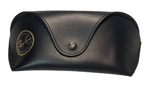 Authentic Luxottica Ray-Ban Sunglasses -Case Only- Black Soft Shell Faux Leather